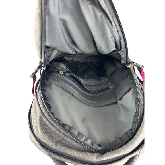 The North Face Borealis Backpack Gray Outdoor Hiking Laptop Padded - Picture 7 of 11